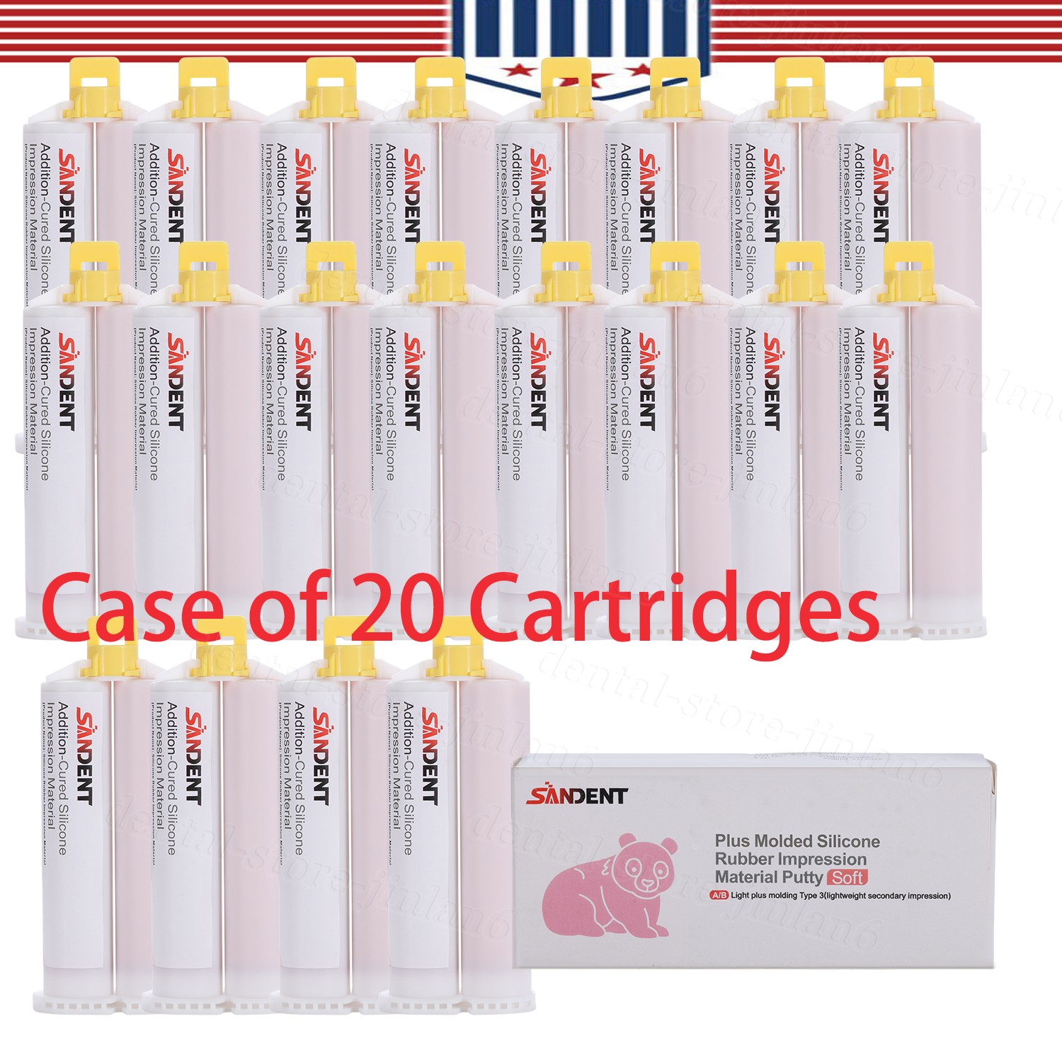 Set of 1-20 REGULAR SET Light Body Dental Impression Material VPS 50ml USA