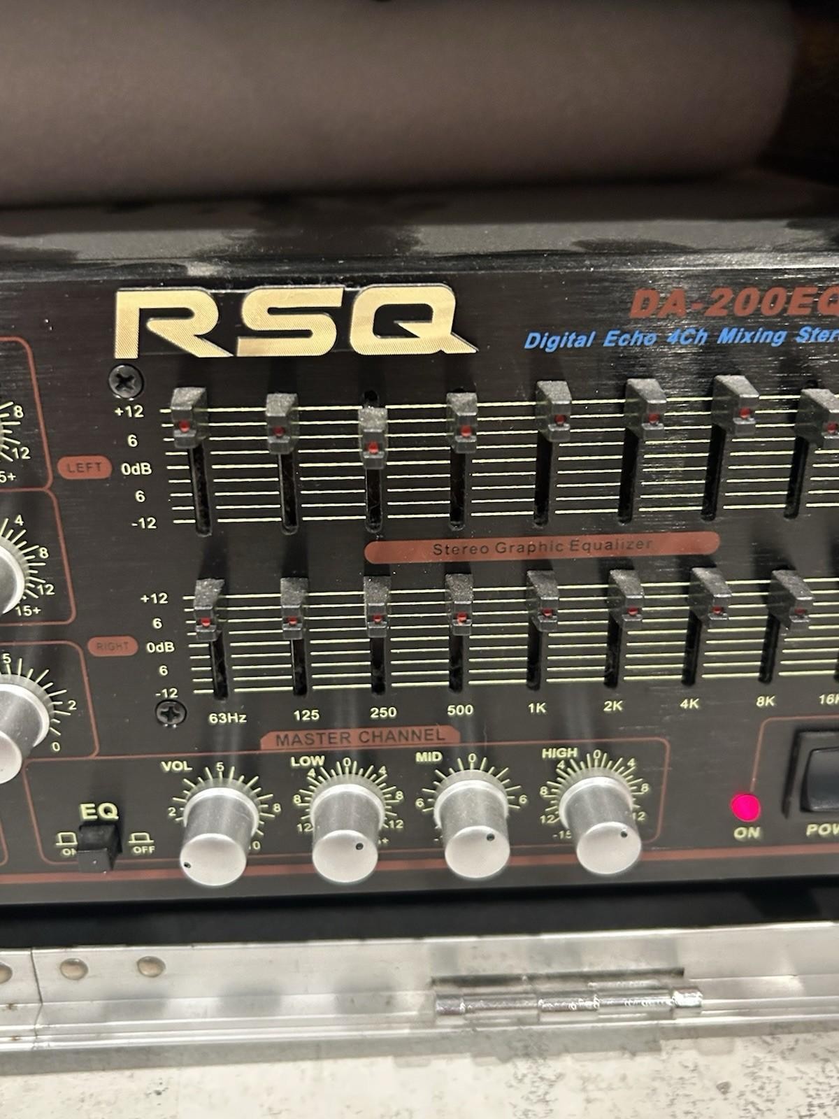 RSQ DA-200 EQ 4 Channel Mixing Studio Amplifier