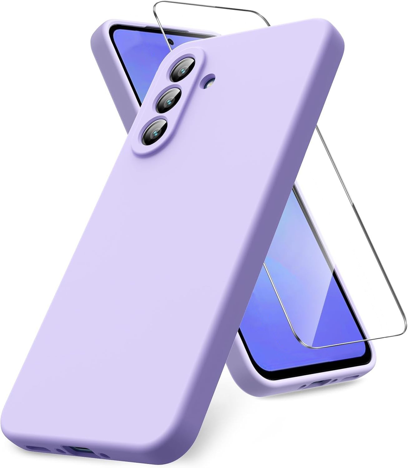 For Samsung Galaxy A36 5G Liquid Silicone TPU Soft Phone Case Shockproof Cover