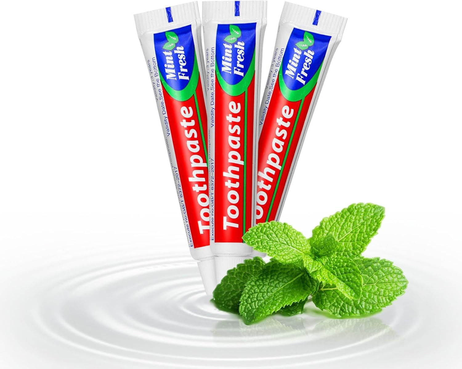 50 Tubes Bulk Travel Size Toothpaste,Extra Small 0.35Oz Small Toothpastes Travel