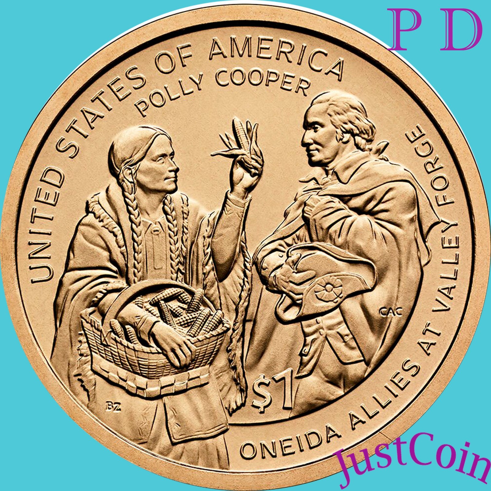 2026 P&D SACAGAWEA NATIVE AMERICAN ONEIDA VALLEY FORGE UNC DOLLARS SET