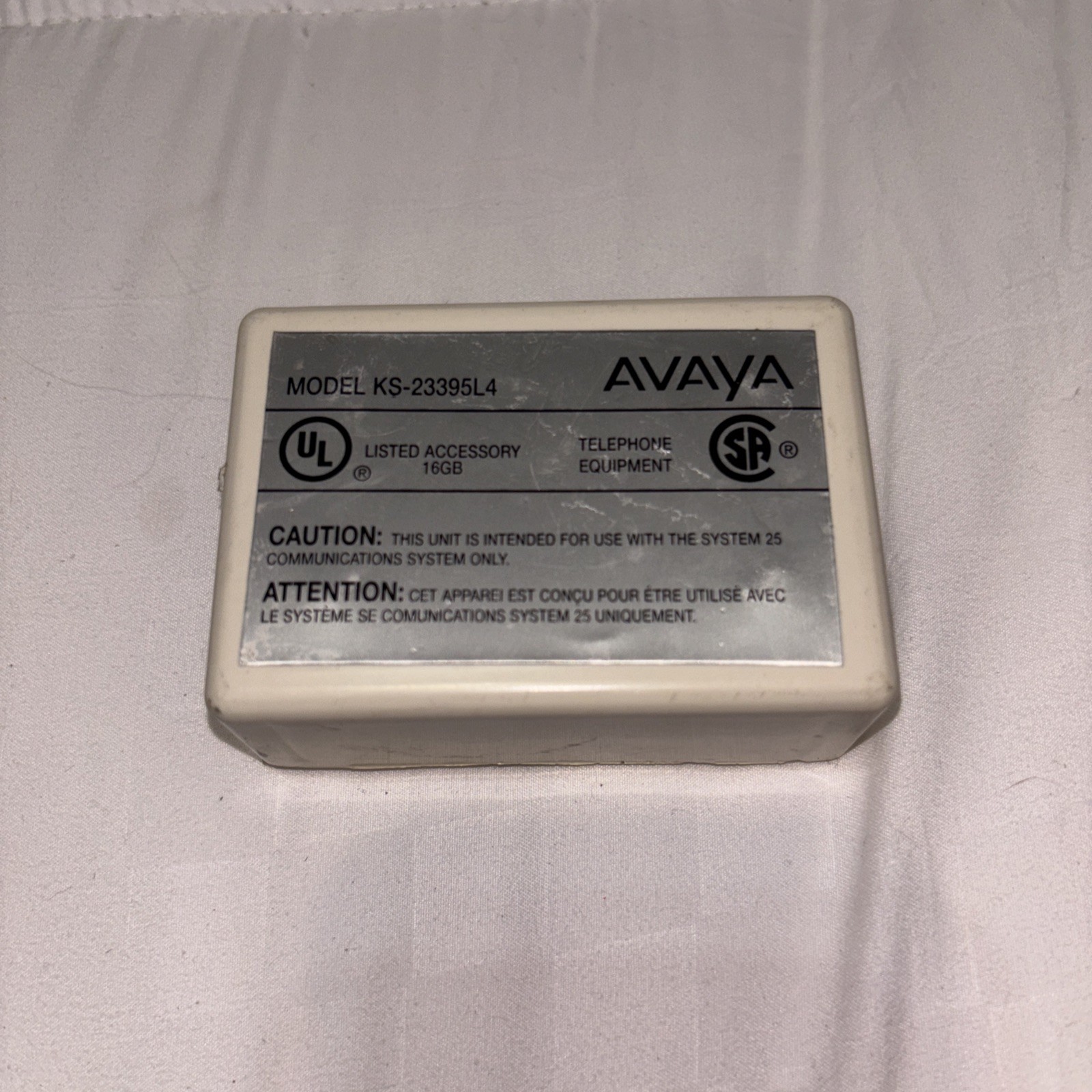 Avaya Phone Systems VOIP Lucent KS-23395L4 Definity Music on Hold Coupler