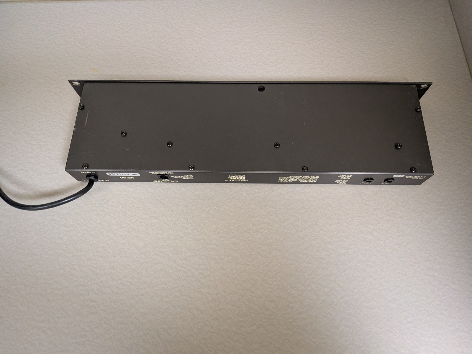 Rane ME30 Rack Mountable Graphic Equalizer EQ Missing One Knob