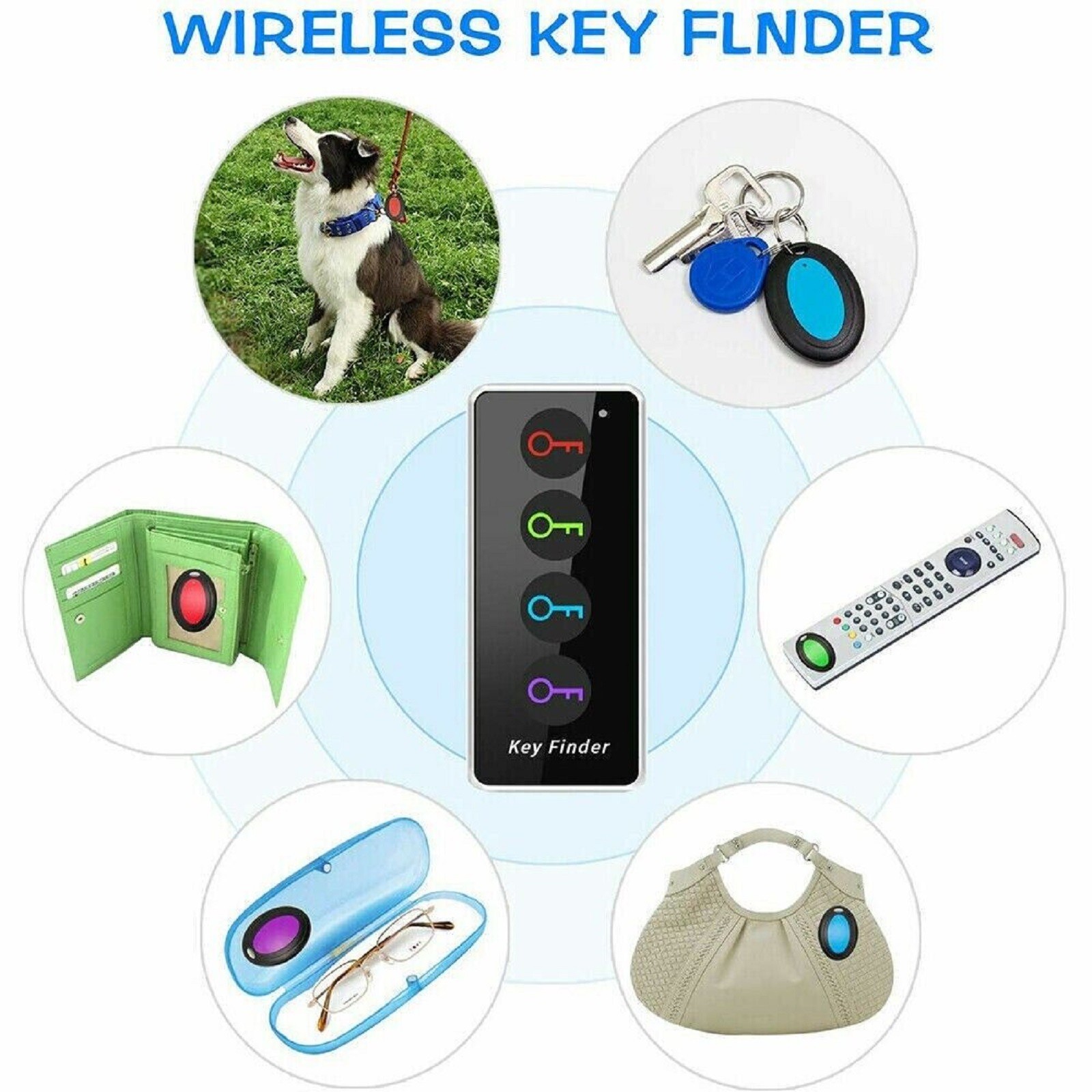 Wireless Key Finder RF Locator Pet Tracker Wallet Tracker Finder Remote Control