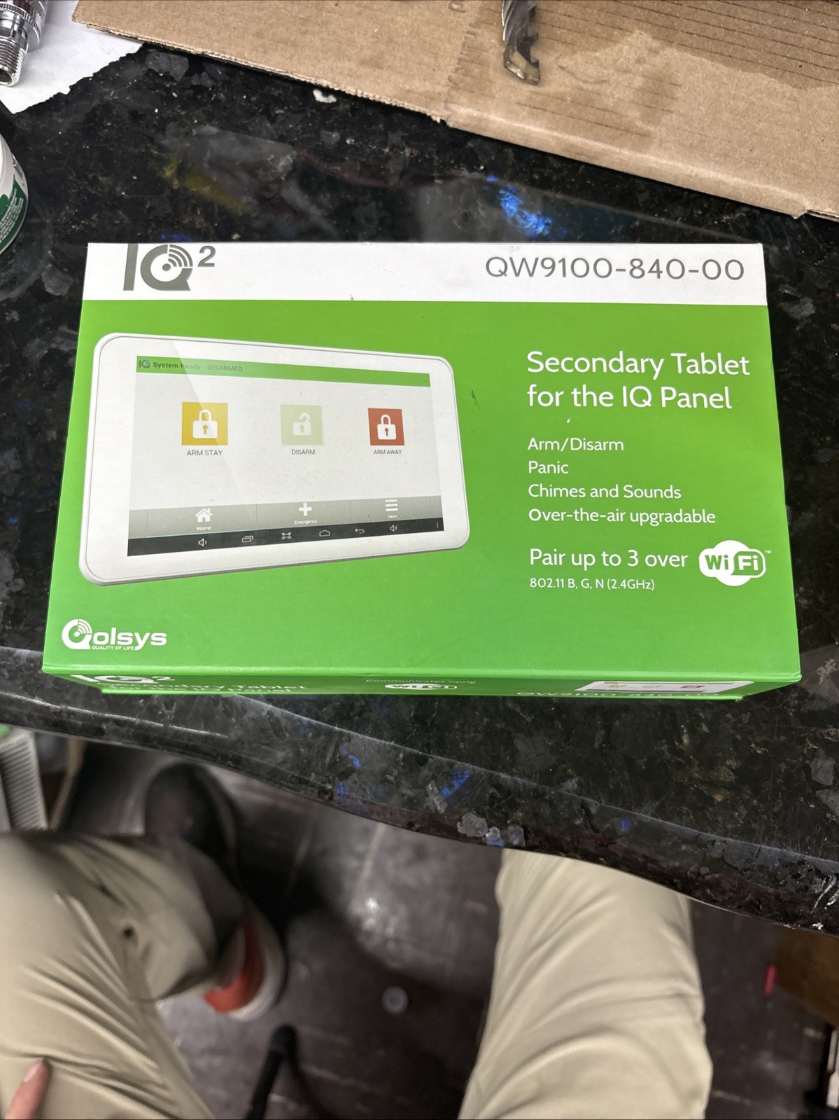 QW-9100-840-00 Qolsys IQ2 Secondary Touchscreen Tablet For IQ Panel