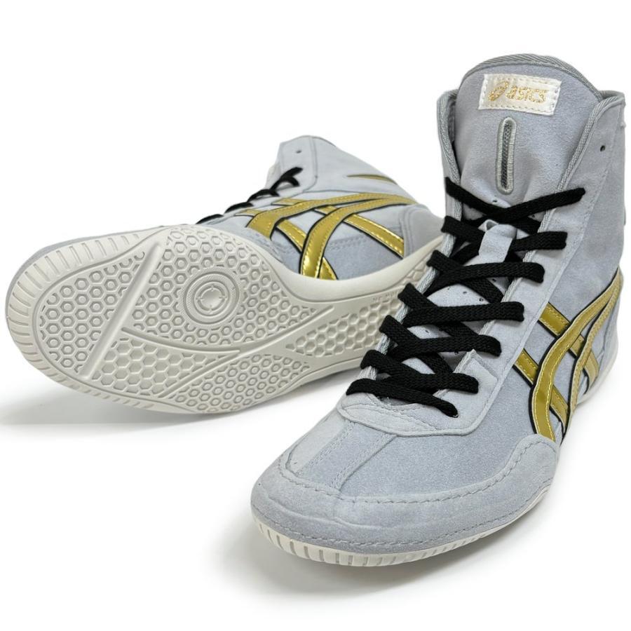 ASICS Wrestling Boxing Shoes EX-EO (Successor to TWR900) Gray x Gold x Black