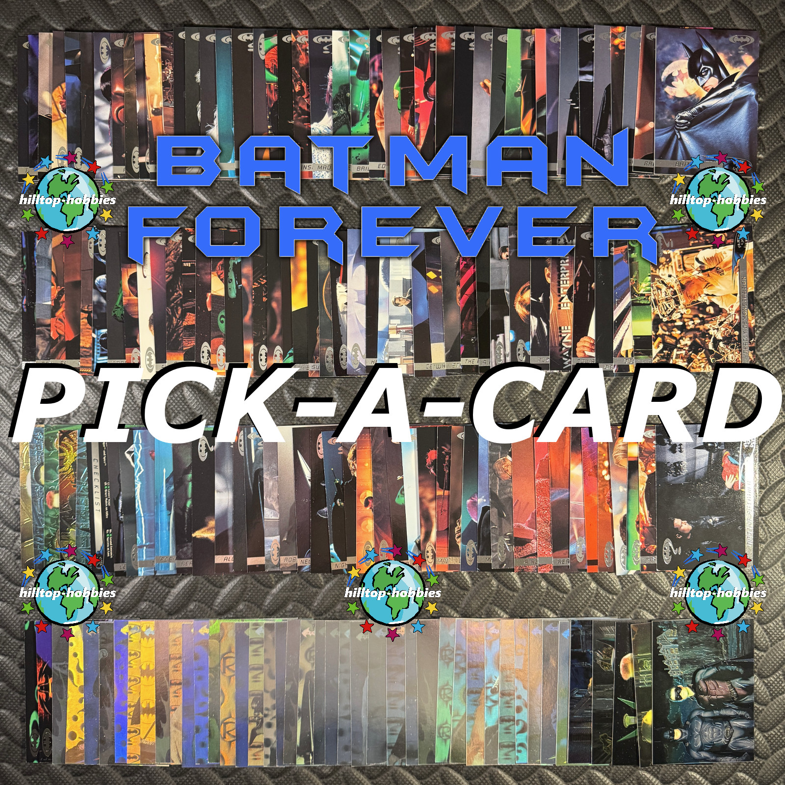 1995 FLEER ULTRA BATMAN FOREVER PICK-A-CARD 1-120 BASE,HOLOGRAM,ANIMACTION,G1,G2