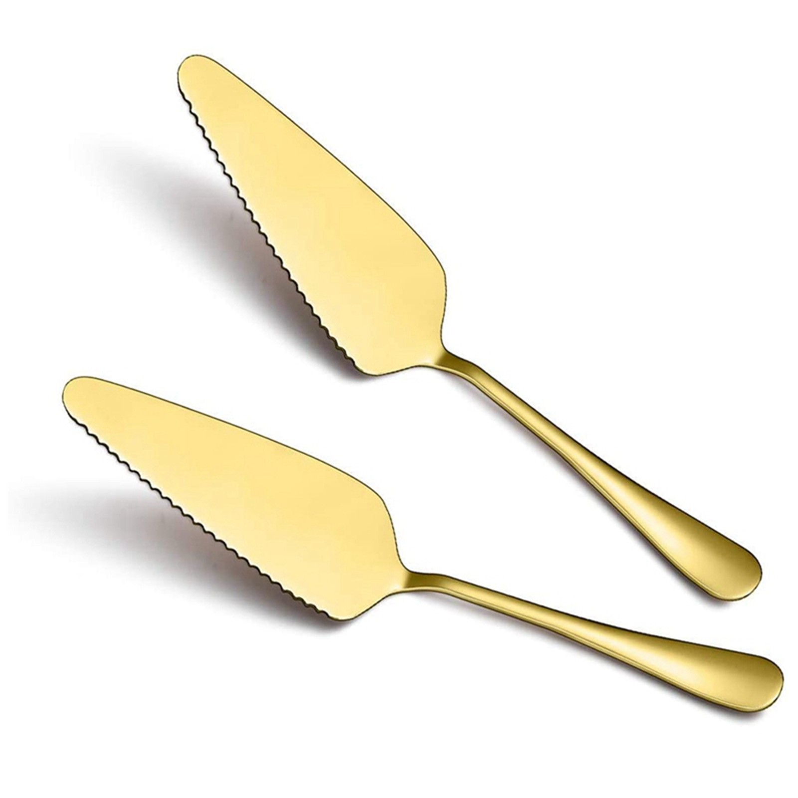 Golden Cake Cake Server, Wedding Cake Knife and Server Set, 6 Piece O8I5