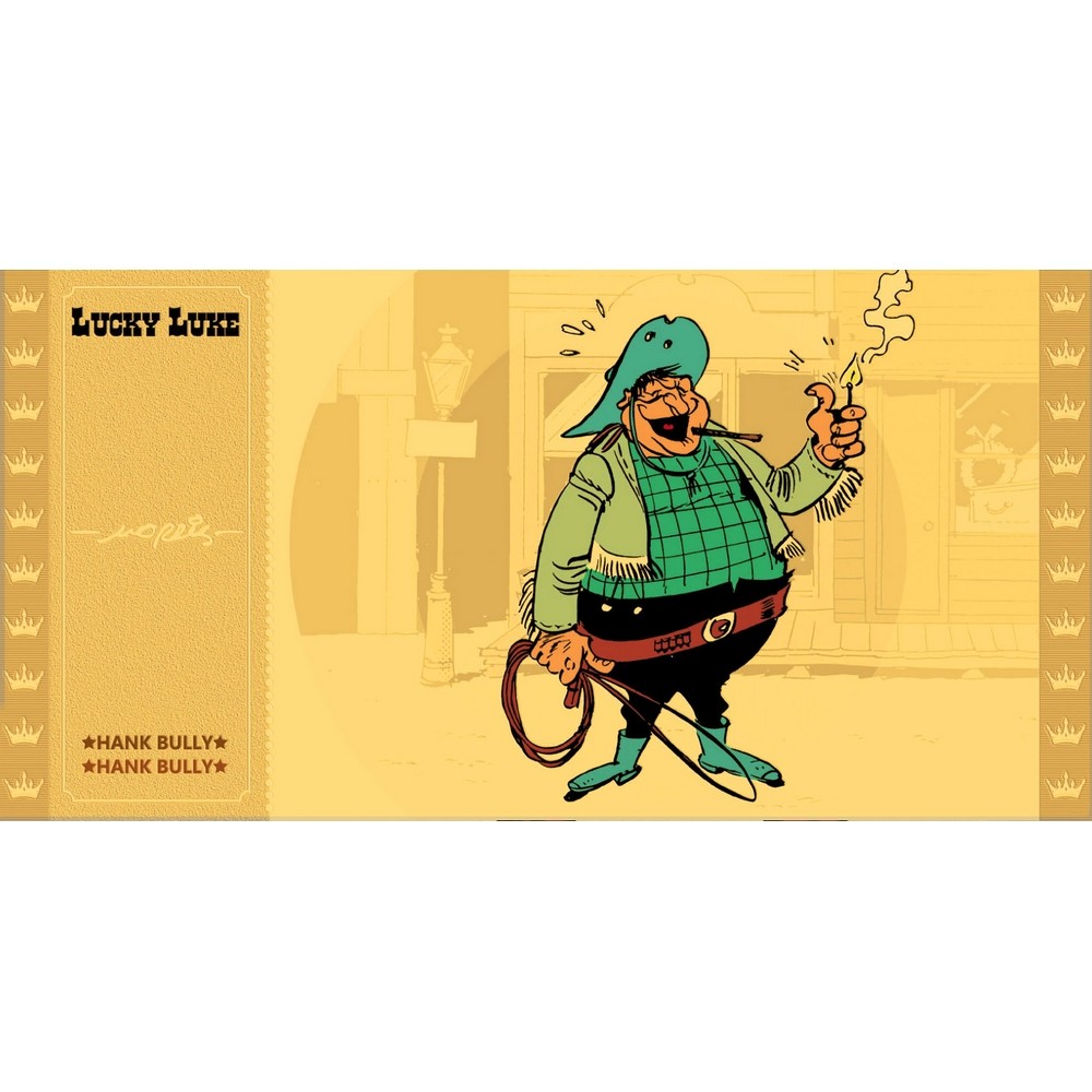 CK Golden Ticket Lucky Luke Collectible Ticket (Hank Bully)