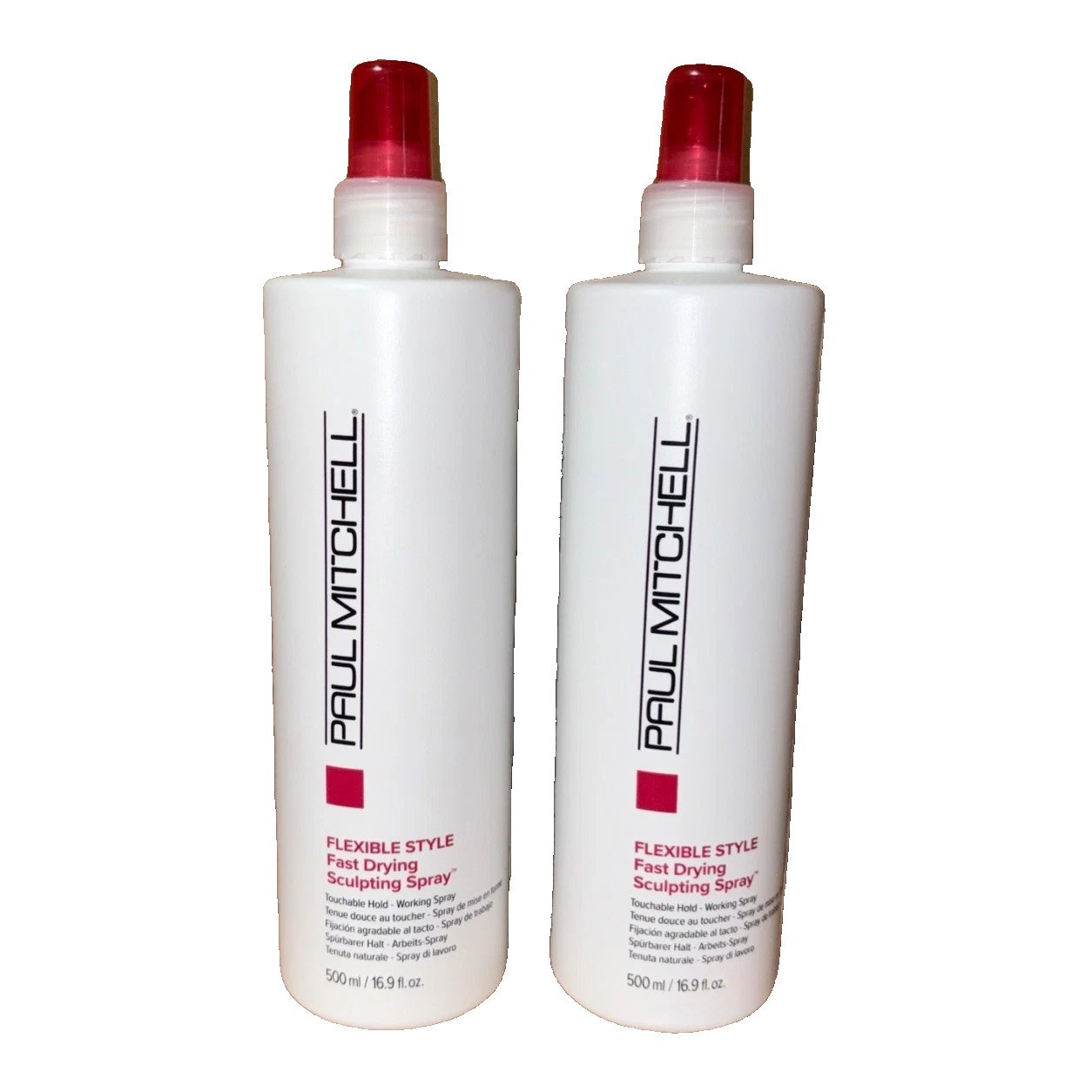 Paul Mitchell Flexible Style Fast Drying Sculpting Hair Spray 16.9 oz 2 Pack!