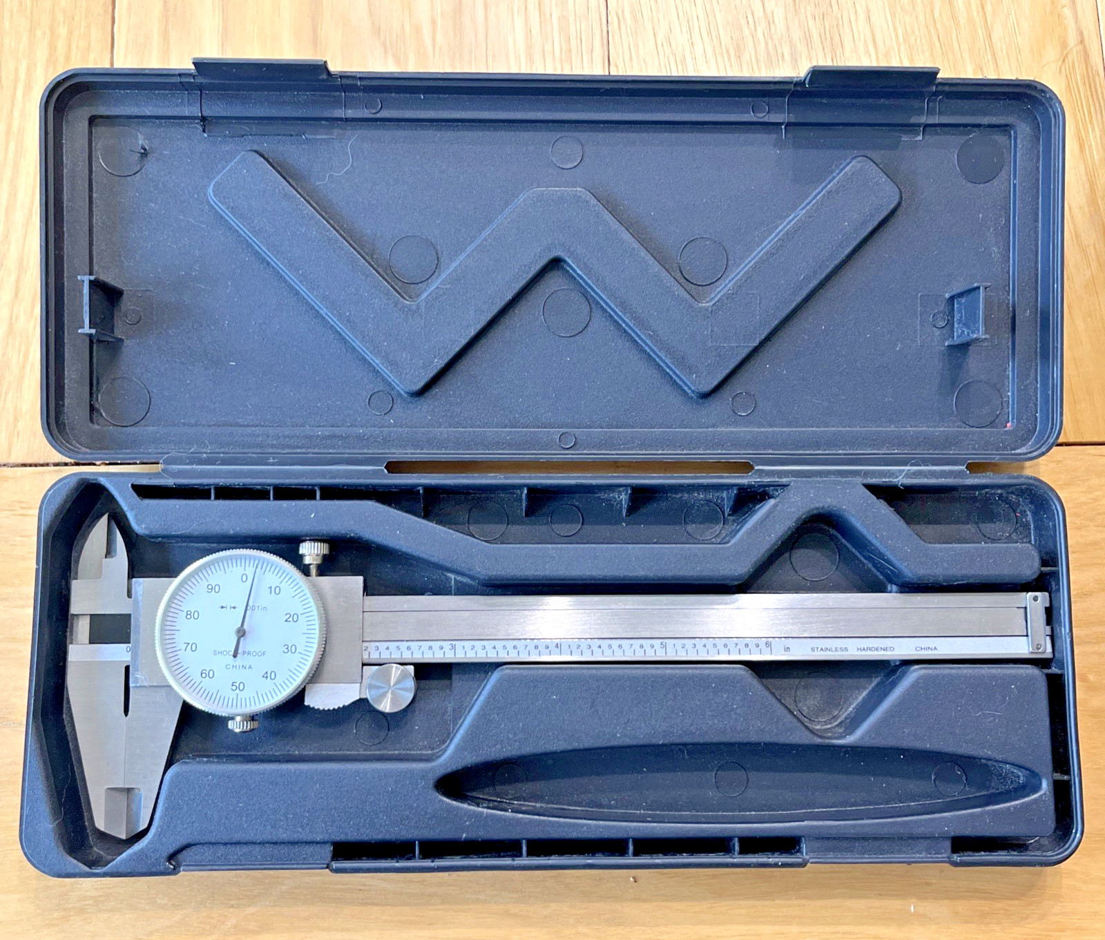 STAINLESS HARDENED Dial Caliper 6 Inch with 0.001" Precision Stainless Steel