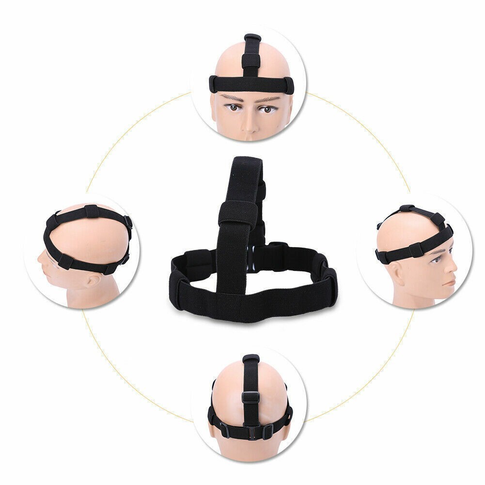 For Flashlight Nylon Elastic Adjustable Headband Belt Headlight Lamp Head Strap
