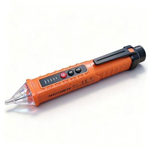 Voltage Tester, Non-Contact Voltage Detector, Electrical Tester, 3 Orange