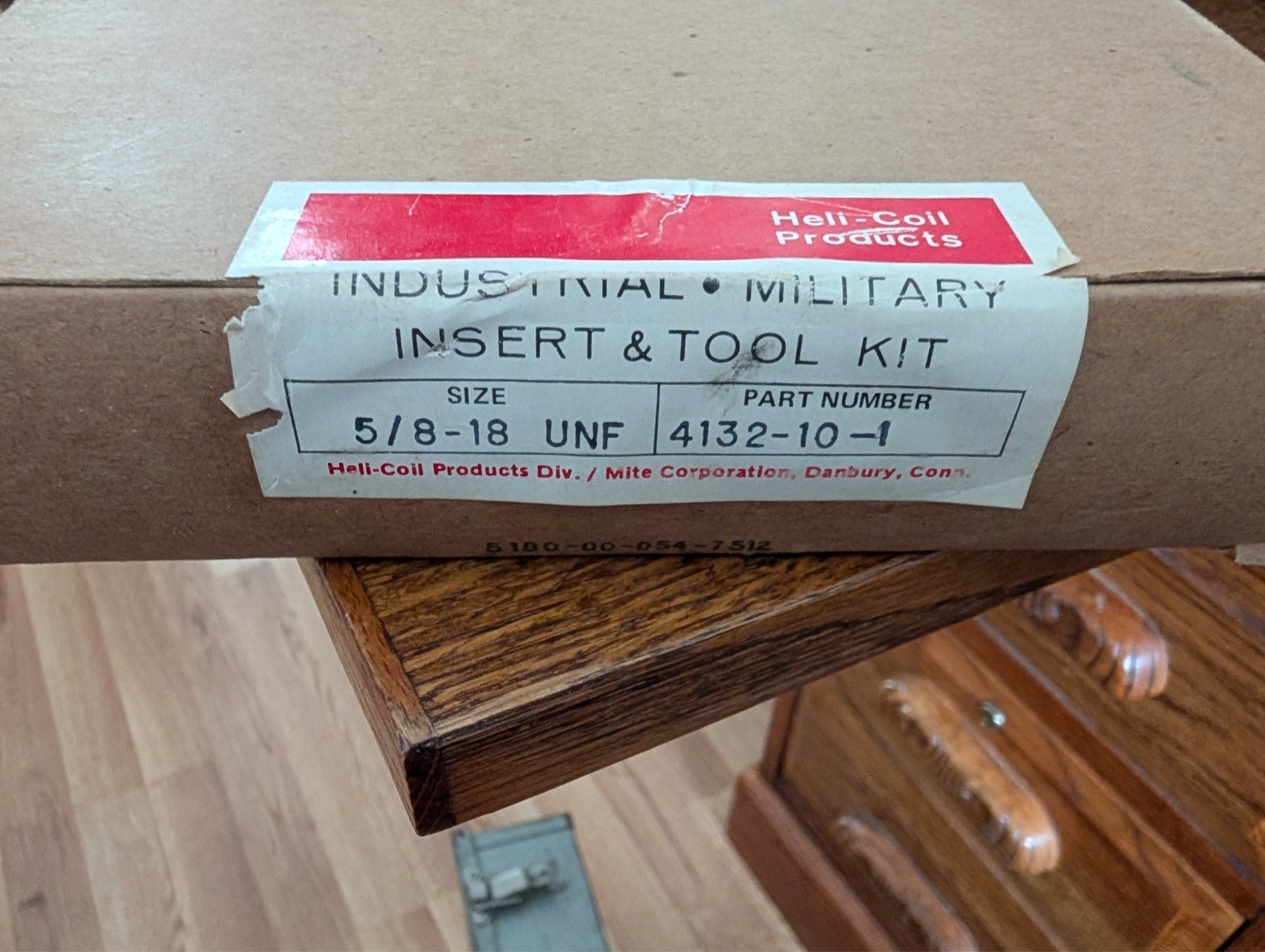 Industrial Military Helicoil 5/8-18 UNF Insert Thread Repair Kit 4132-10-1