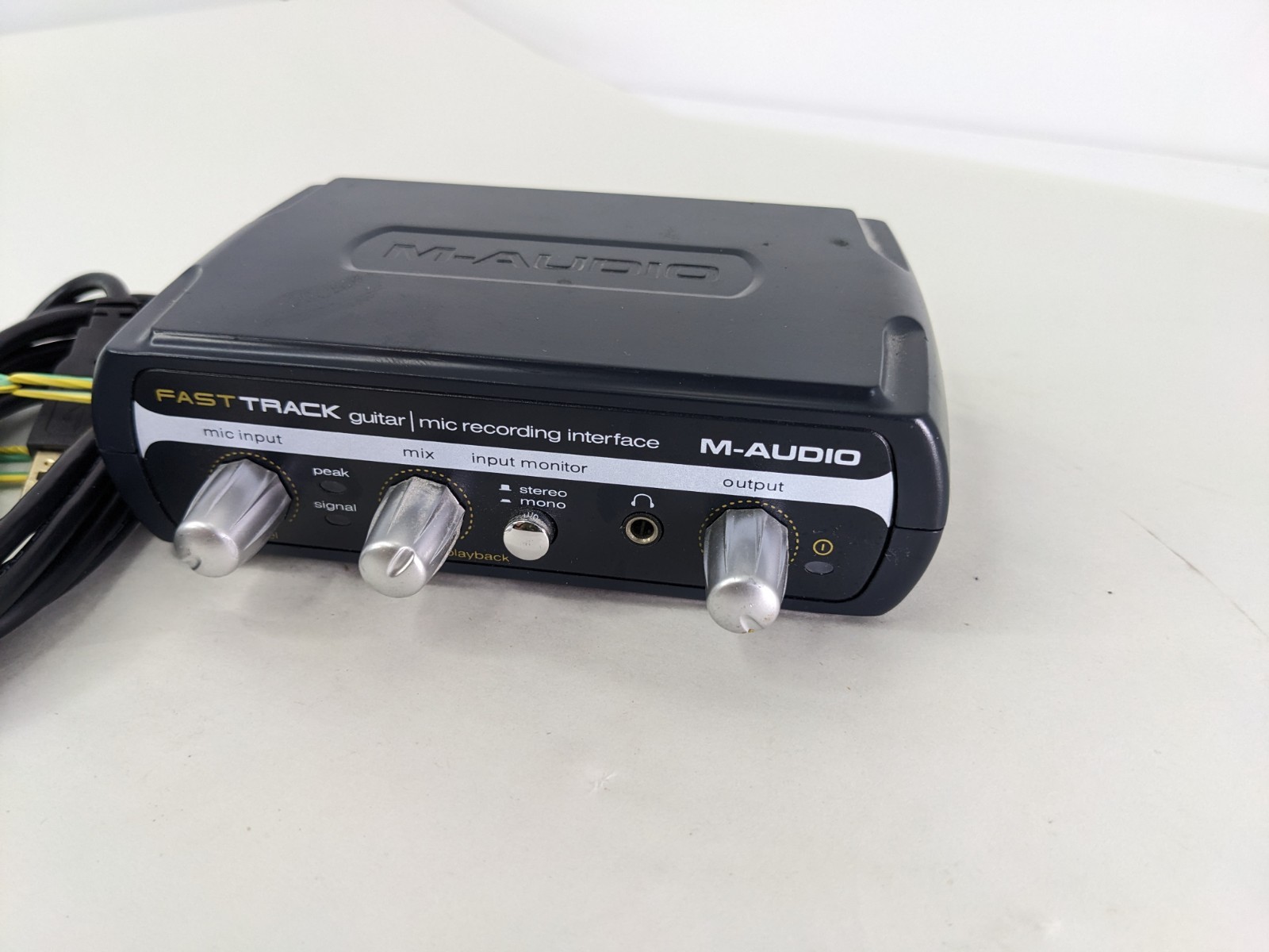 M-Audio Fast Track Guitar Mic Recording Interface USB Digital