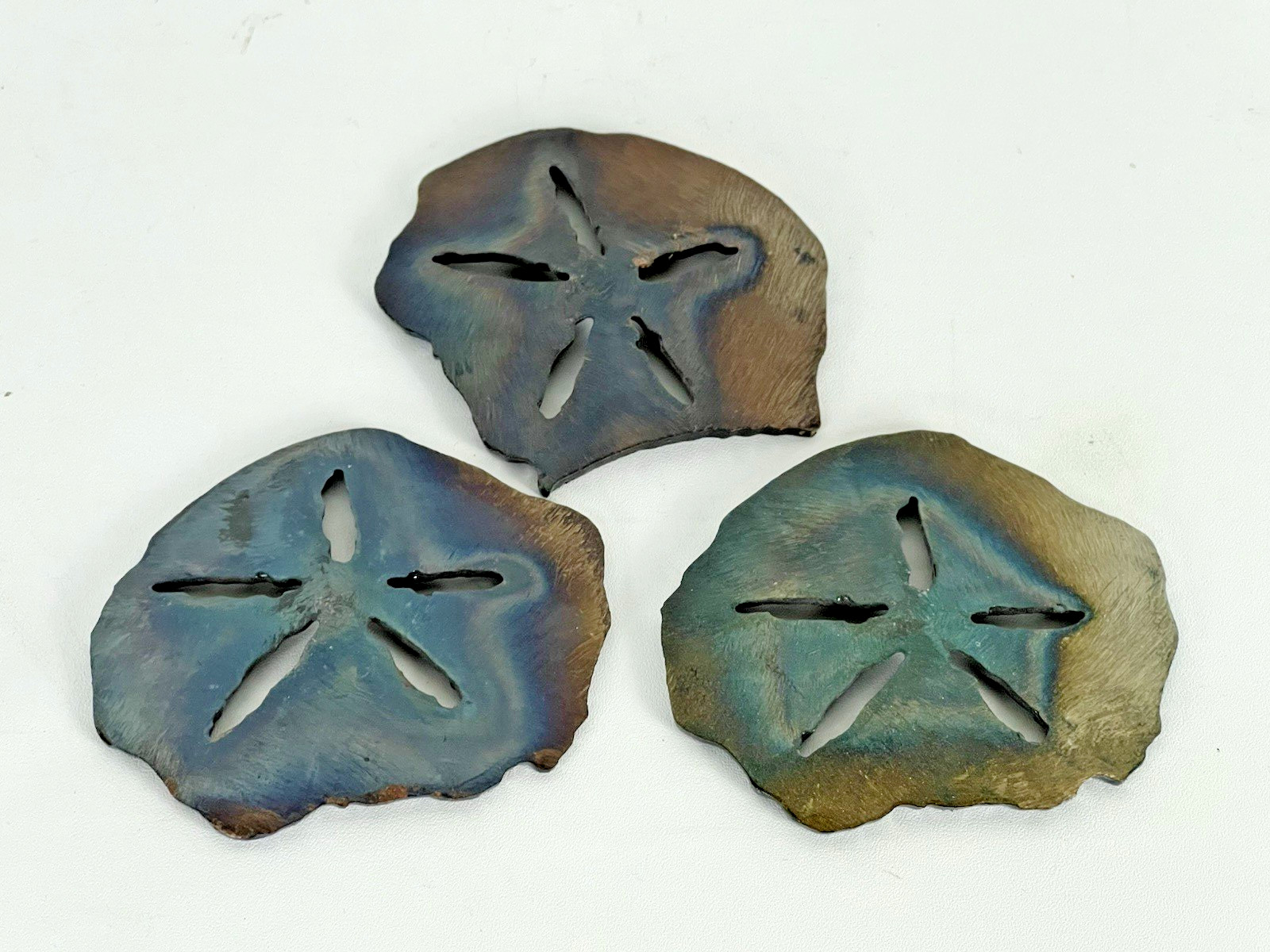 3 Metal Laser Cut Sand Dollars