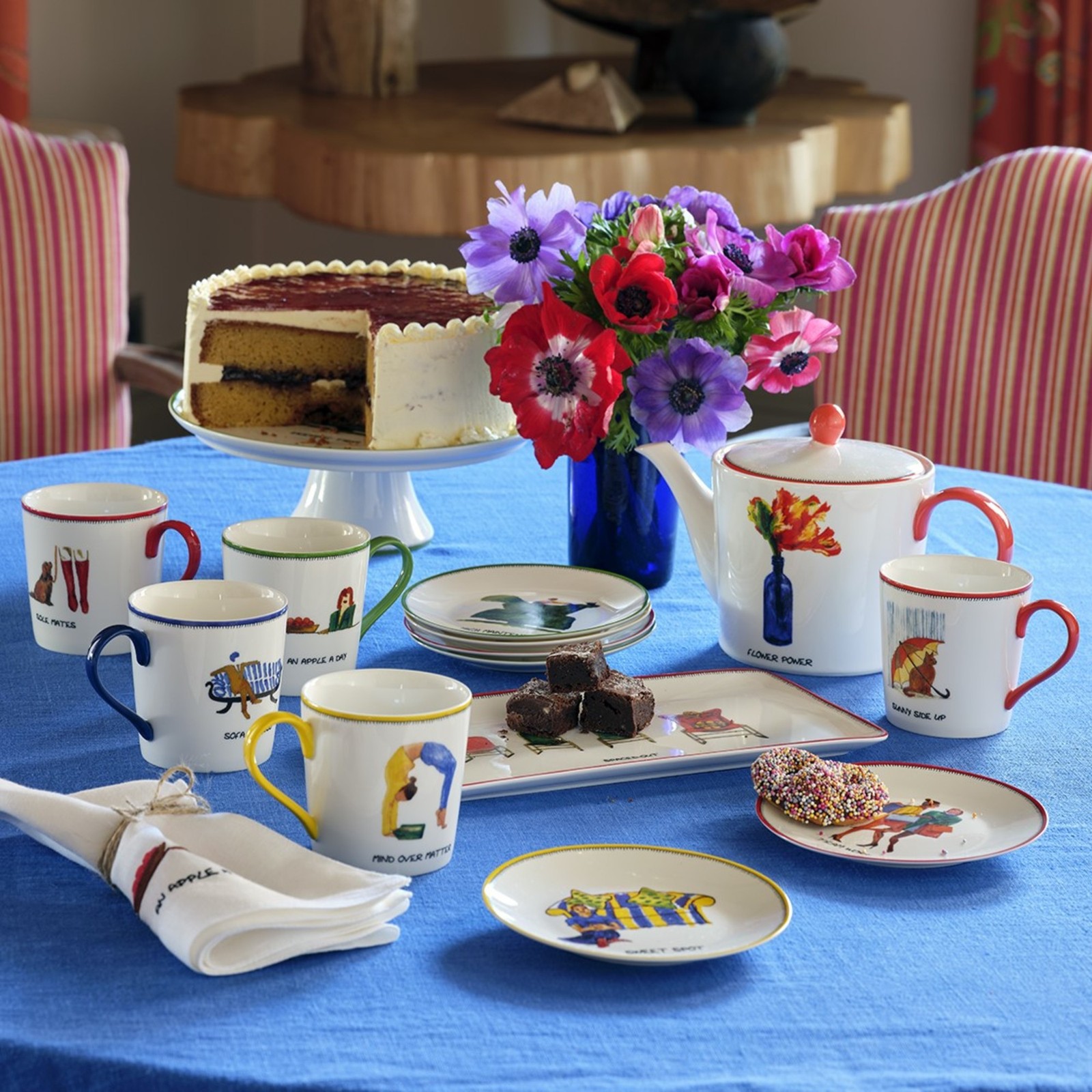 Spode Kit Kemp Doodles Mind Over Matter Mug