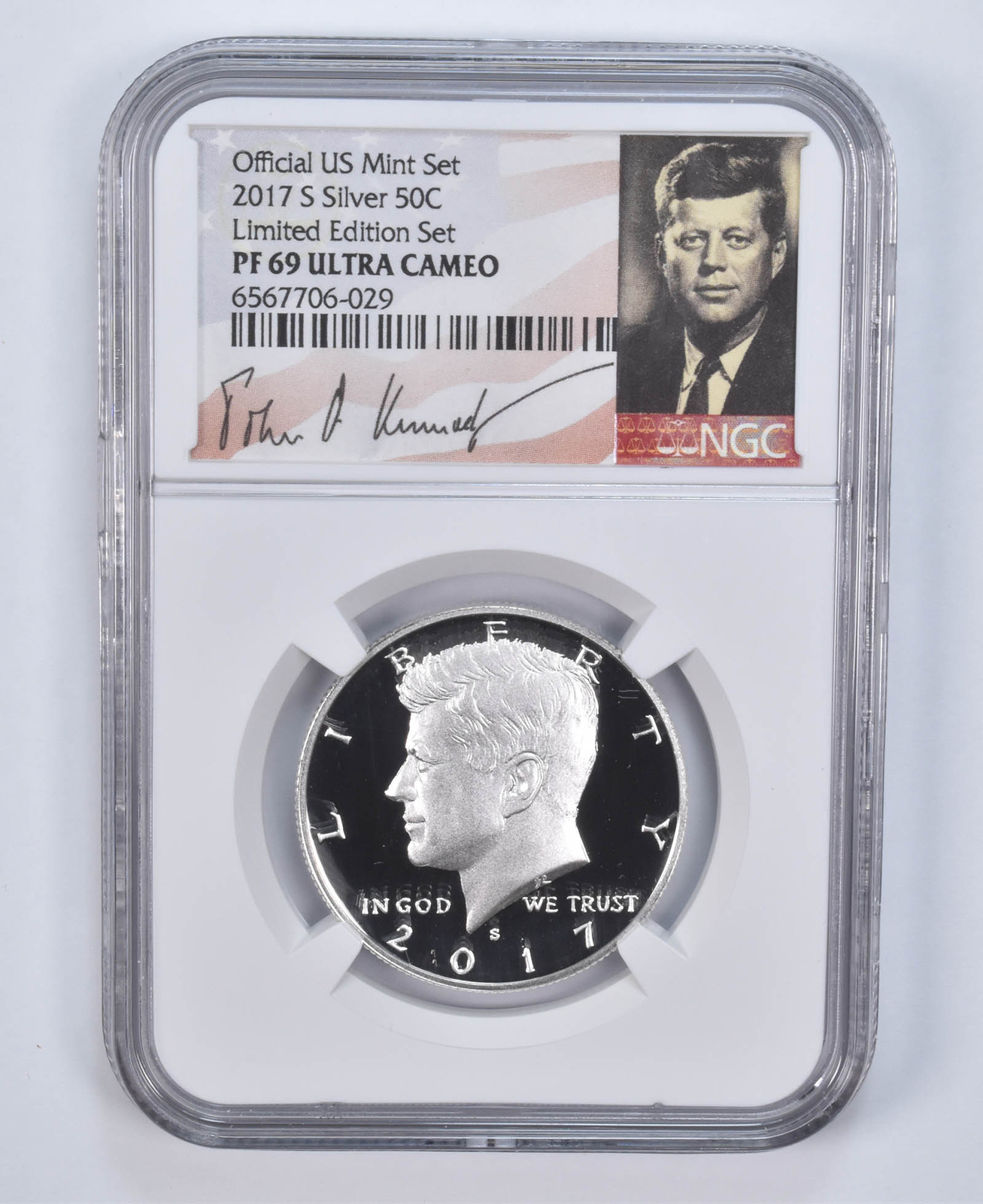 2017-S Kennedy Half Dollar Silver Limited Edition PF69 UCAM NGC
