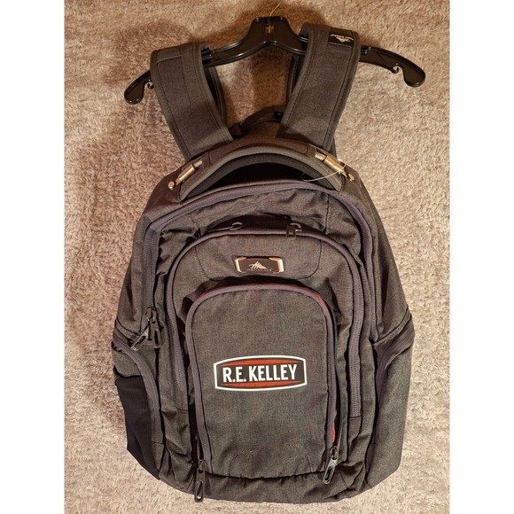 High Sierra Gray Backpack RE KELLEY Laptop Bag School Travel Work Bag EXCELLENT