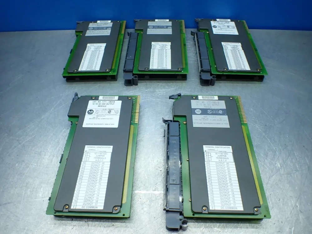 ALLEN-BRADLEY 5 16-CHANNEL, 10–60V DC DIGITAL OUTPUT MODULES 1771-OBD/B