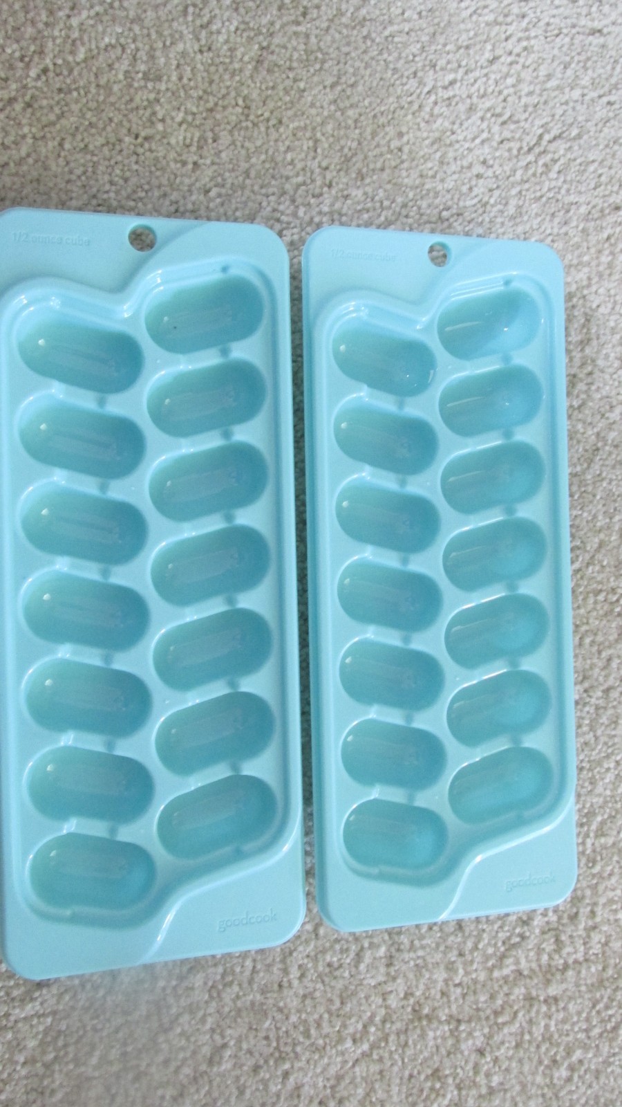 Goodcook Stackable Ice Cube Trays 2 Pack Quick Release 28 Cubes