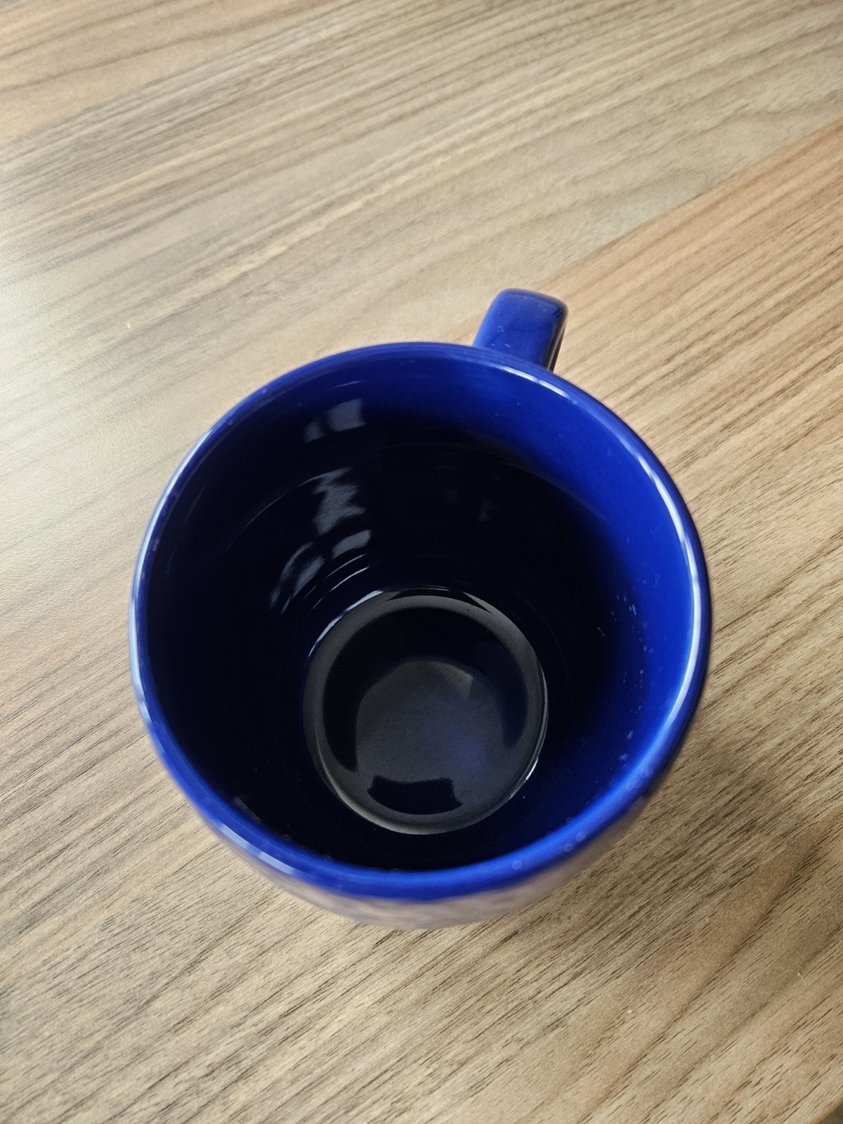 Disney Parks MICKEY MOUSE - RAISED ICON 12oz Mug Cobalt Blue Embossed Coffee Tea