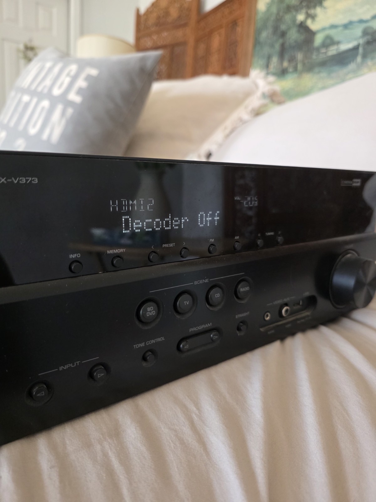 Yamaha Natural Sound AV Receiver RX-V373