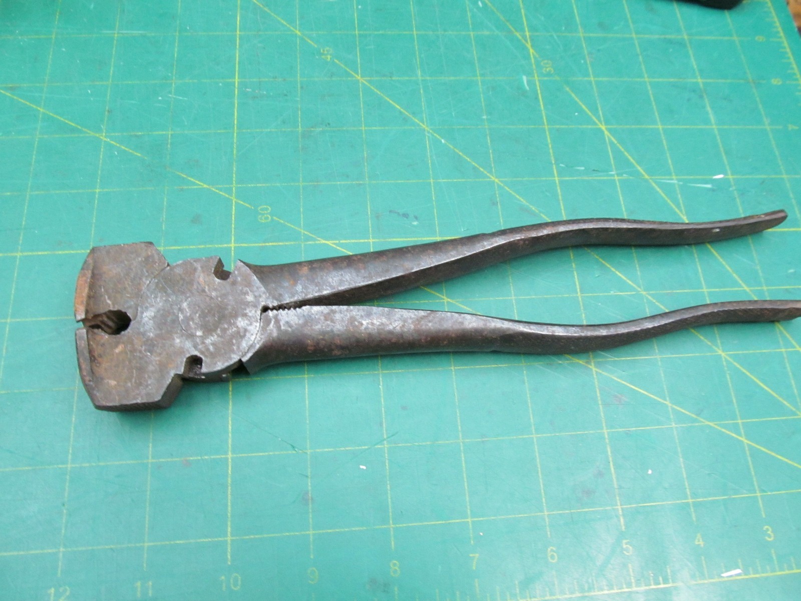 Vintage Red Devil Farrier Tongs Blacksmith Tool