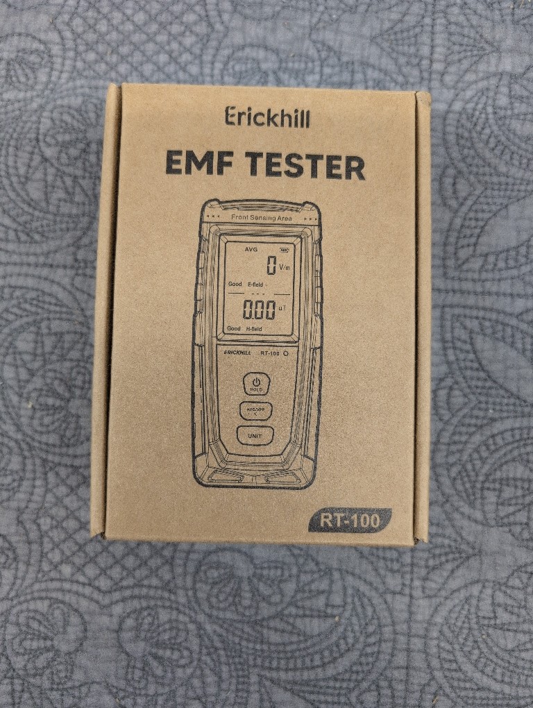 ERICKHILL EMF Meter, Detects Electric and Magnetic Fields, Handheld Digital EMF