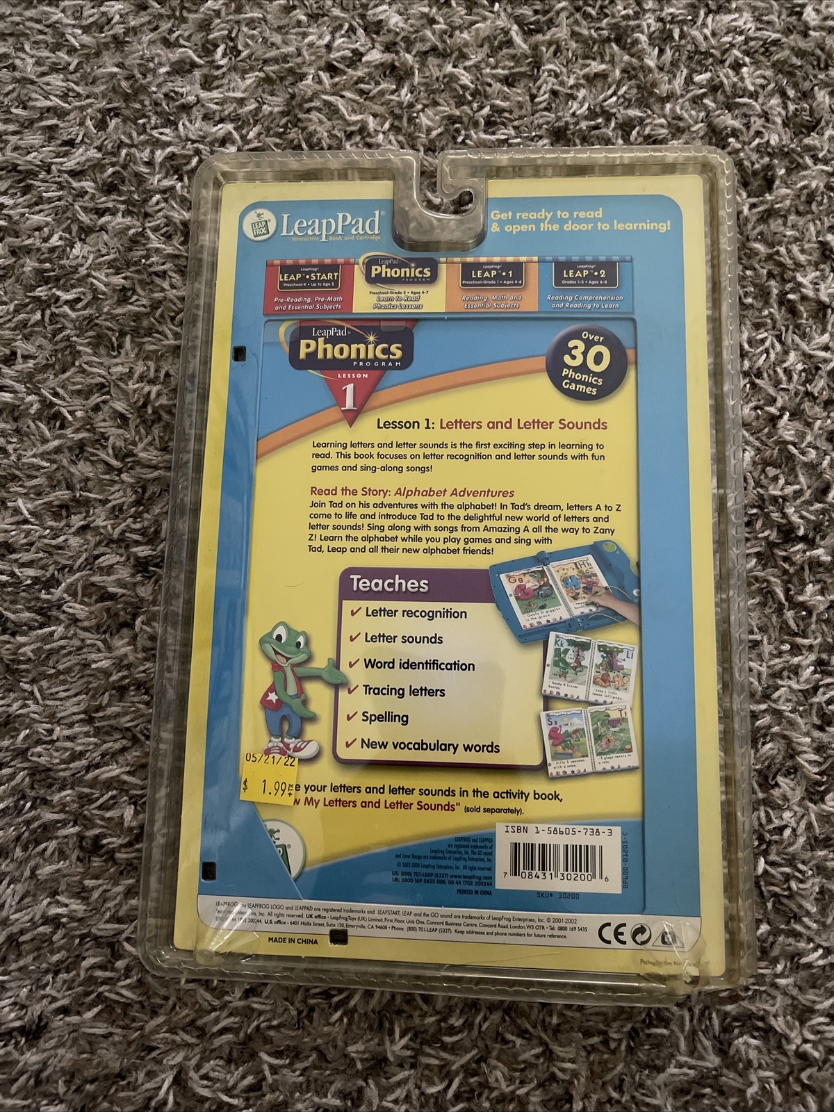Alpha Software Phonics Book 1: Alphabet Adventures
