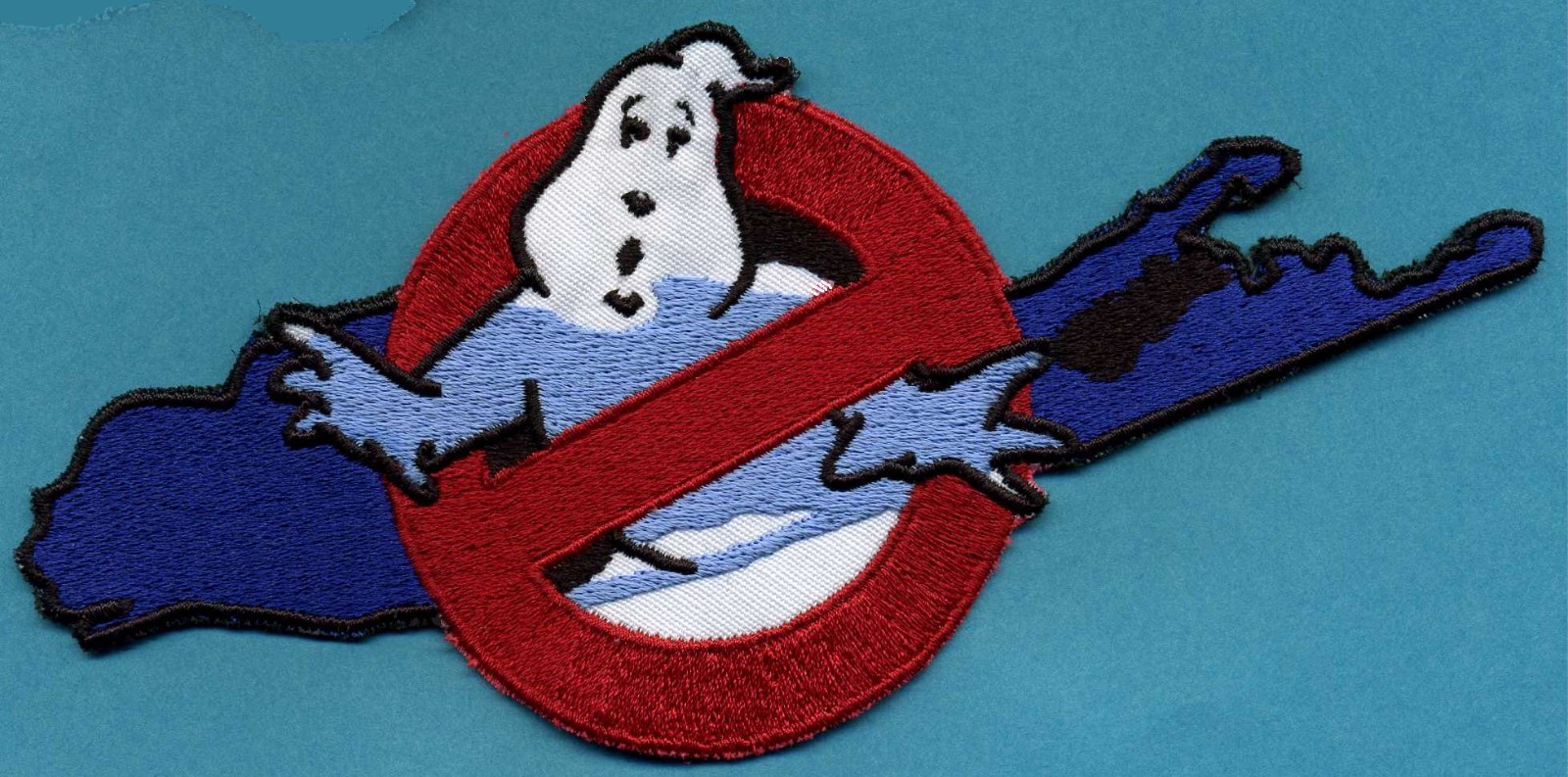Long Island Ghostbusters Embroidered No Ghost Iron On Patch
