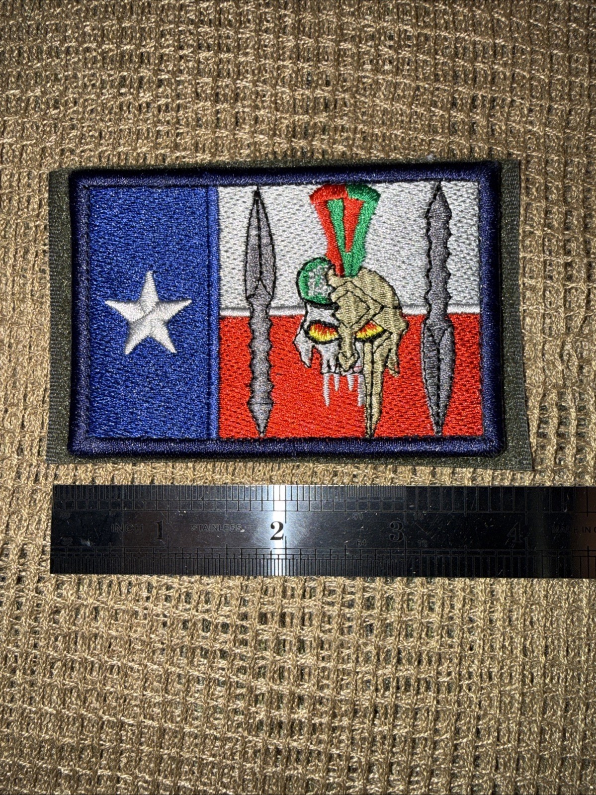French Foreign Legion 2 Rep Pocket Patch W/Texas Flag Afgan War