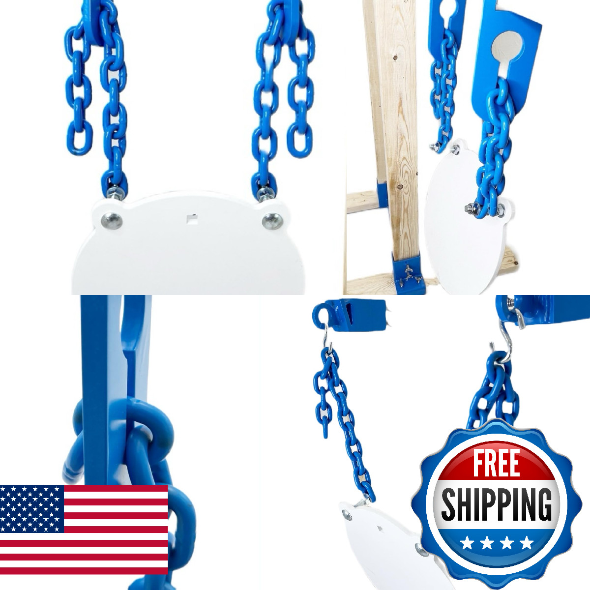 Bash Target Supply Chains Or Straps Ar500 Target Hanging Kit - 2 14 X3/8 Grade