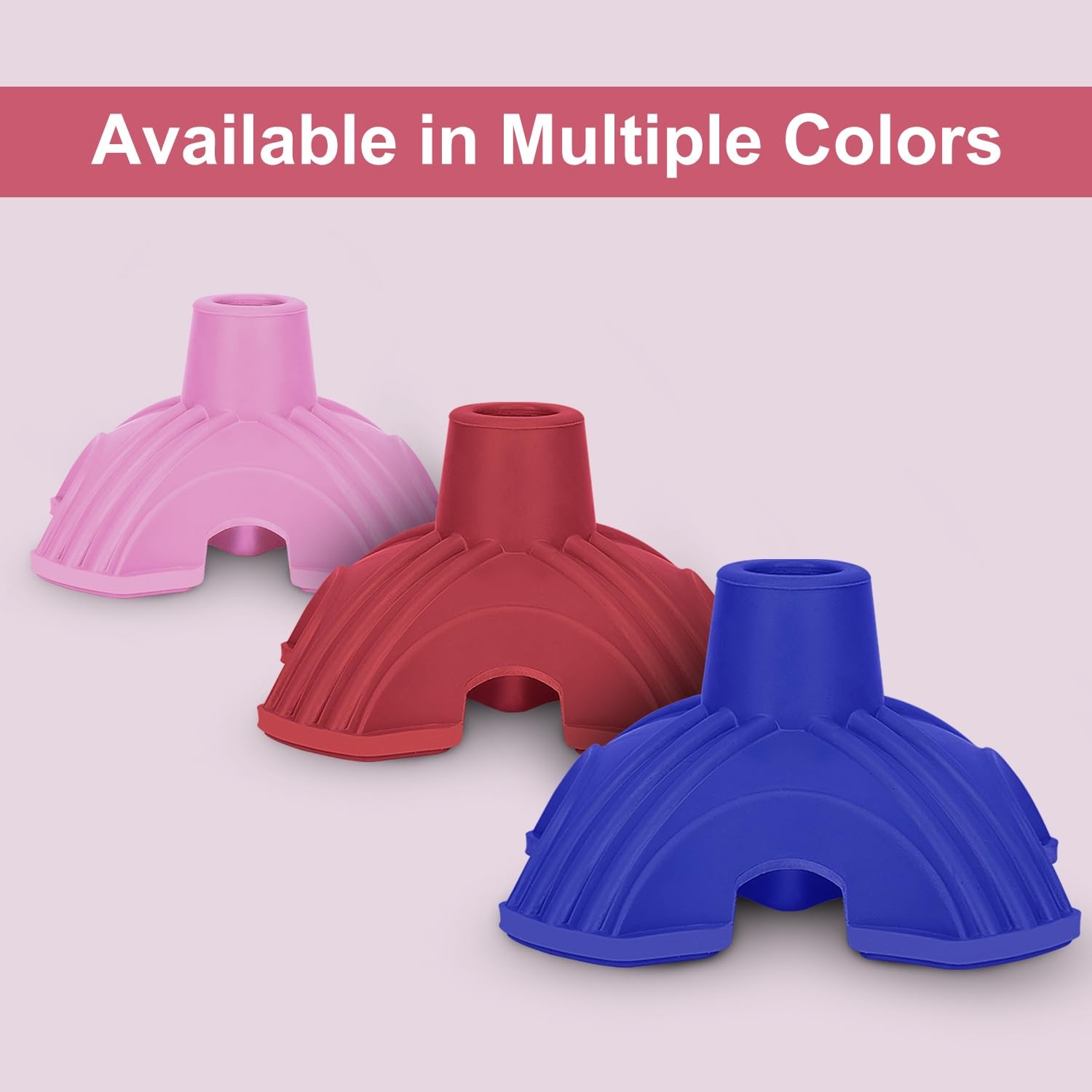 supregear Cane Tips, Self Standing Quad Base Replacement for Walking and Fold...