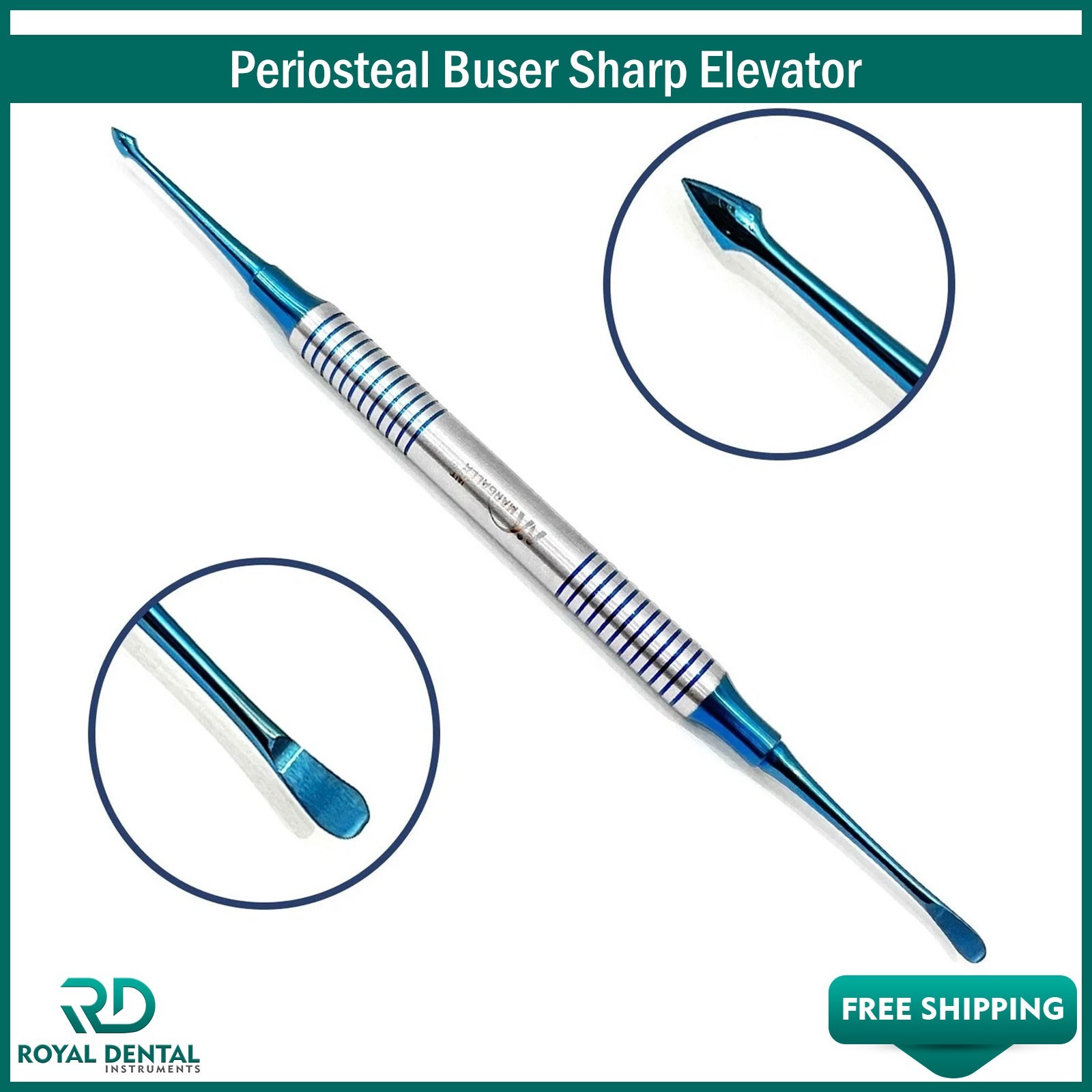 Dental Periosteal Sharp Buser Elevator Mucoperiosteum Reflecting Retracting Lab