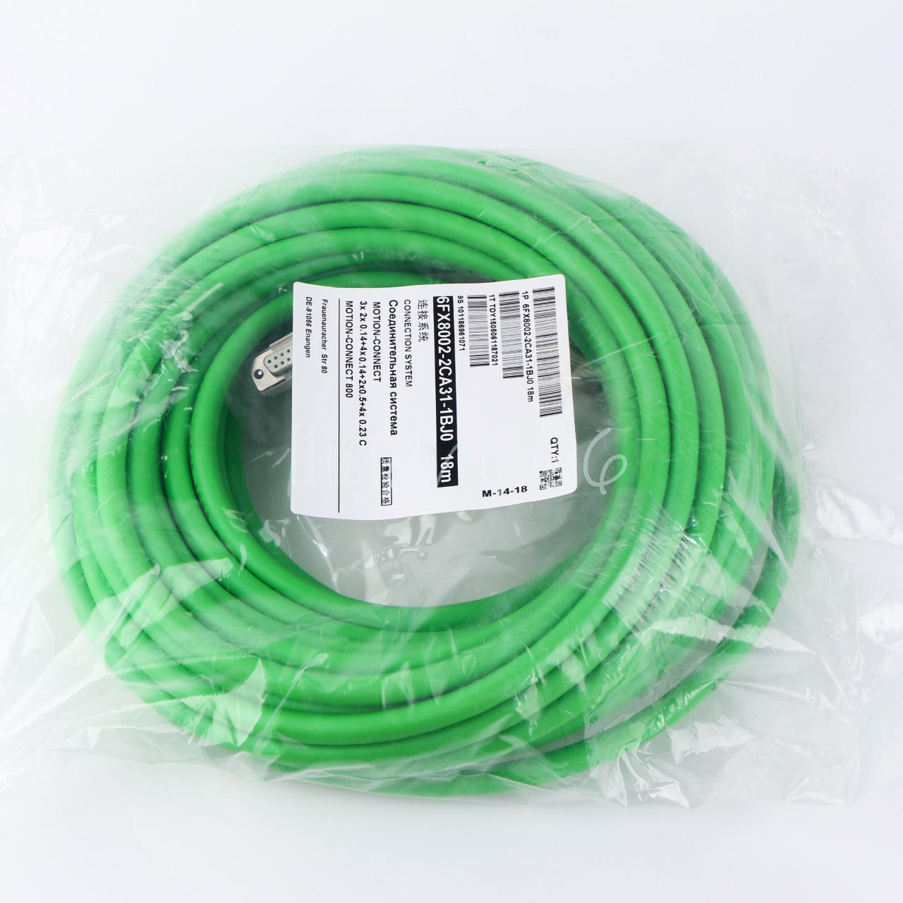 For Siemens 6FX8 002-2CA31-1BJ0 6FX8002-2CA31-1BJ0 18M Encoder cable
