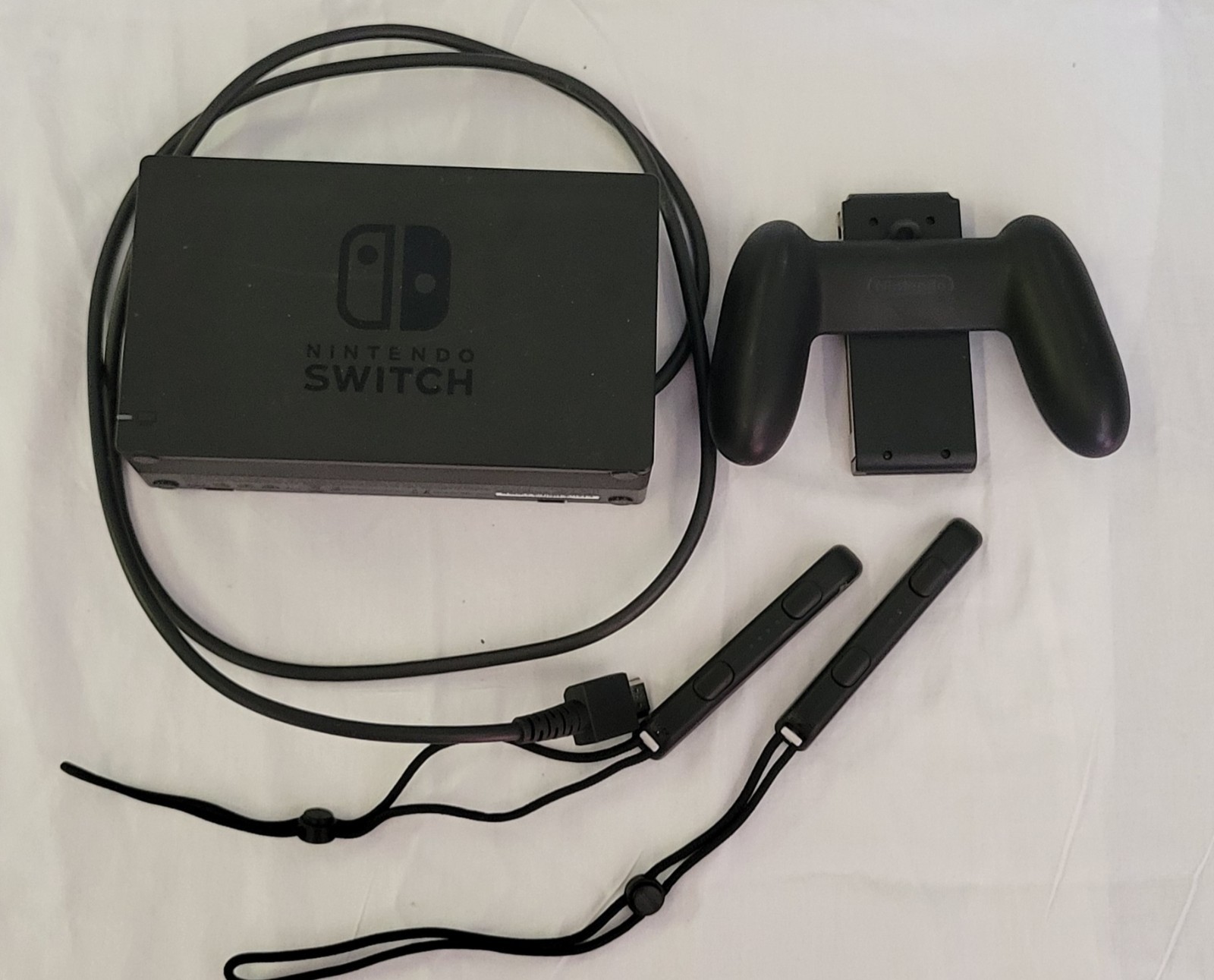 Nintendo Switch Accessories Charging Dock Joy-Con Grip w/ Wrist Straps