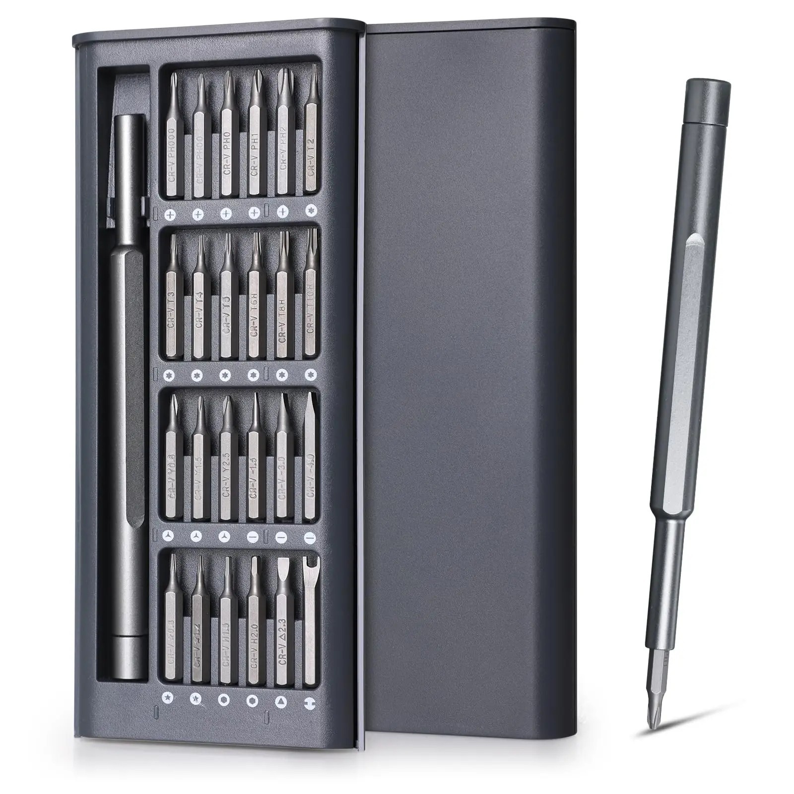 25 in 1 Precision Screwdriver Set Magnetic Repair Tool Kit for Phone PC Watch