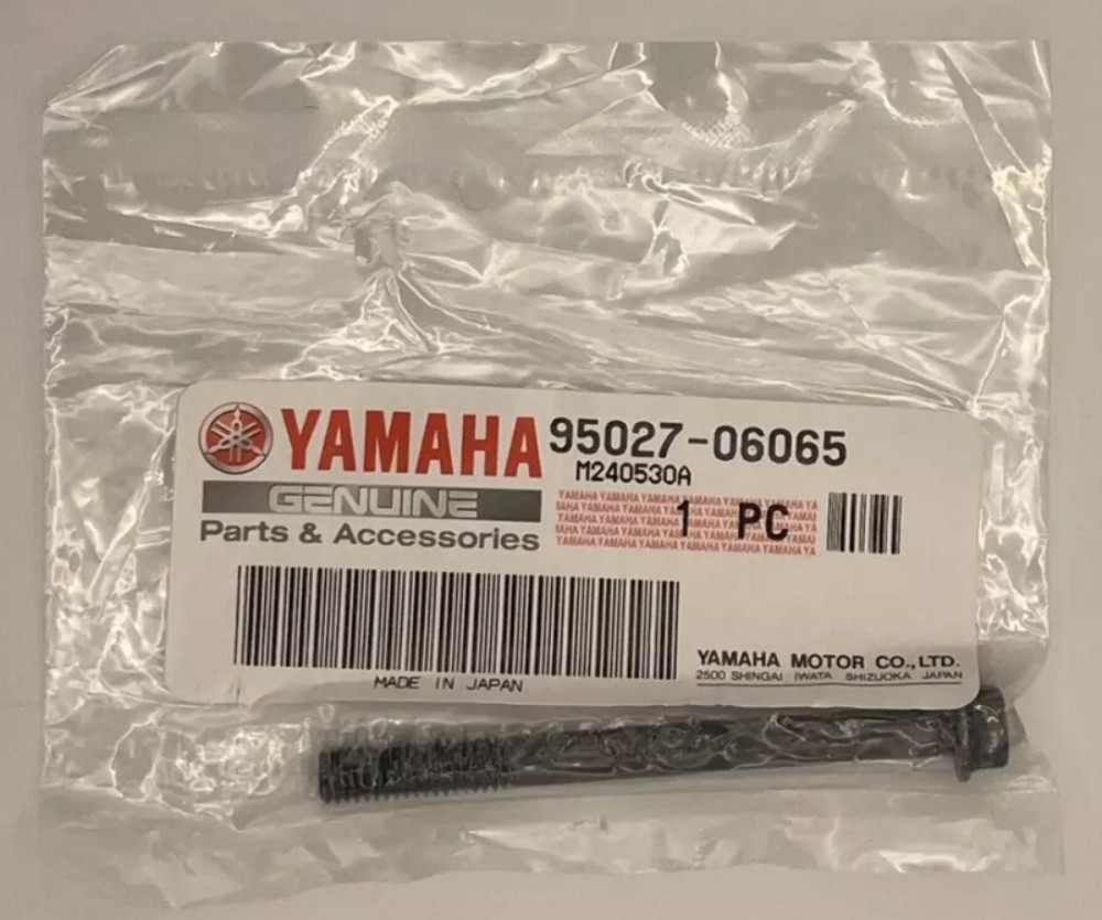 1990-2024 Yamaha ATV UTV Motorcycle Marine Flange Bolt 95027-06065 OEM