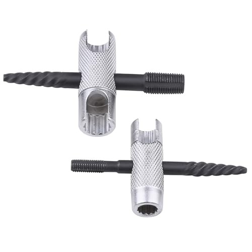Grease Zerk Fitting Tool, 4 Way Grease Zerk Removal Multi-Tool Fit 1/4"-28
