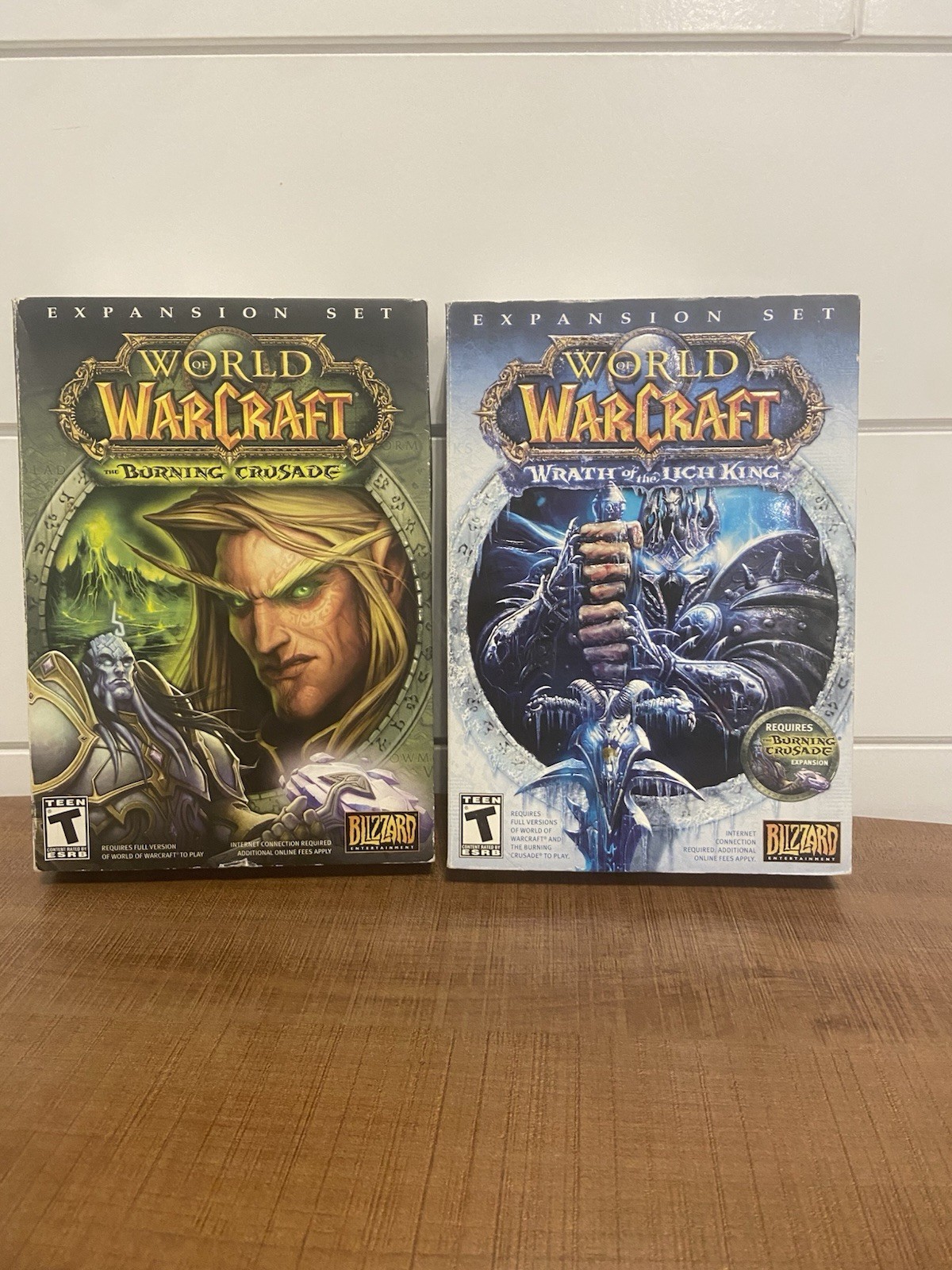 Lot 2 World of Warcraft Expansion Sets The Burning Crusade & Wrath Of Much King