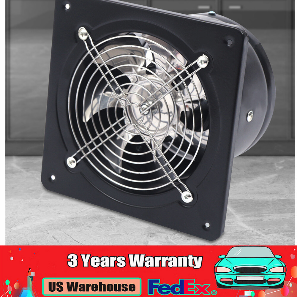6 In Kitchen Exhaust Fan 650 /h Wall Duct Fan Ventilation Fan 110V 40W 2800r/min