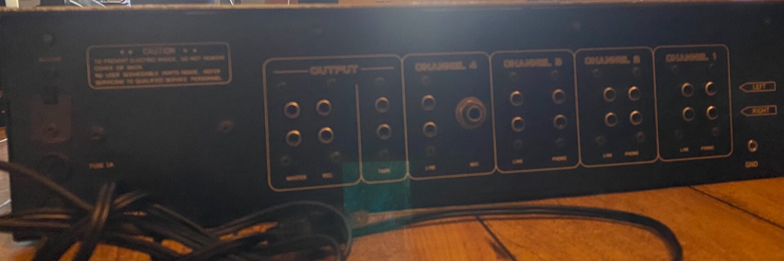Gemini Stereo Cassette Mixer with Equalizer RMX - 7771 Professional Series