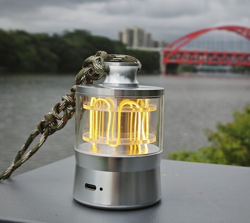 6W Camping Lantern USB Constant Light Breathing-Stepless Dimming Tungsten light