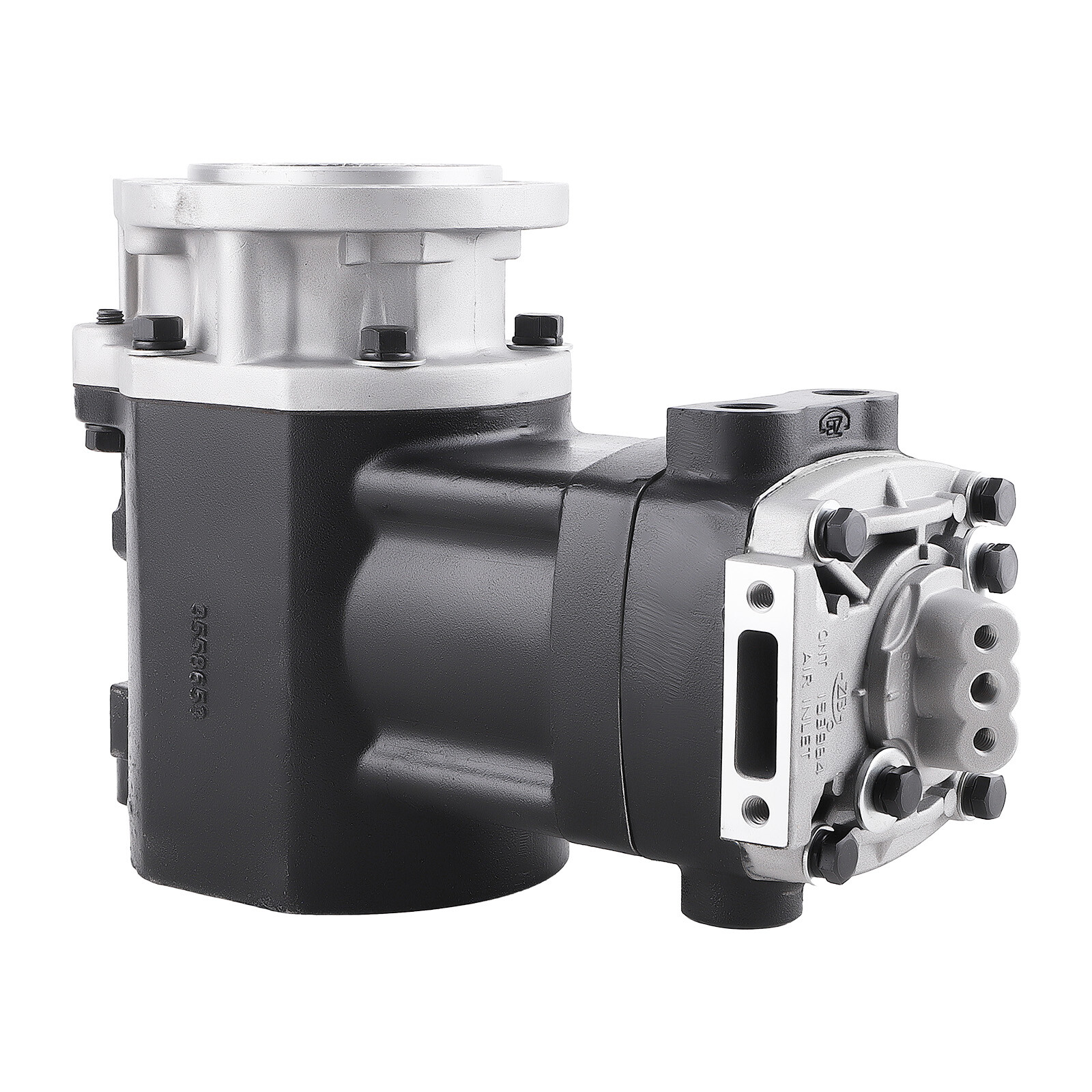 Black Air Brake Compressor for Cummins Engine N14/ N14 CELECT/ N14 CELECT PLUS