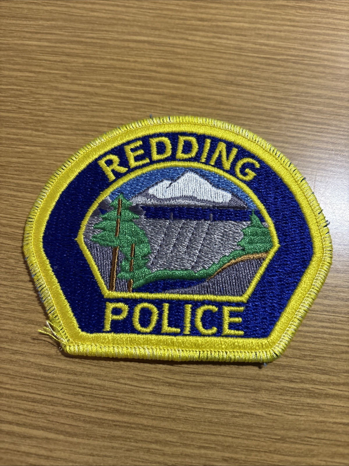 Redding California Police Patch -Historical Memorabilia