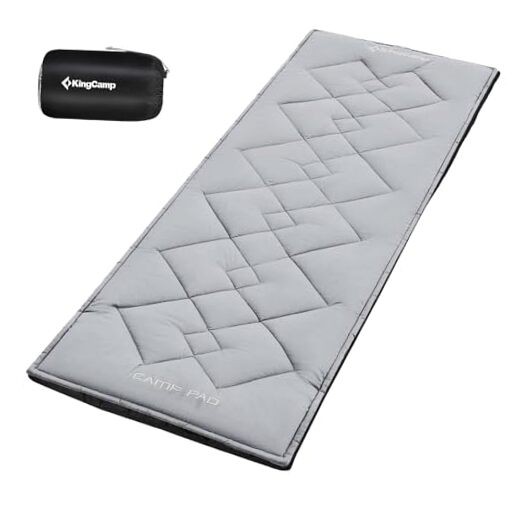 Cot Mattress, Portable Lightweight 75" x 25" x 2" Diamond Grey L 2.0 lb