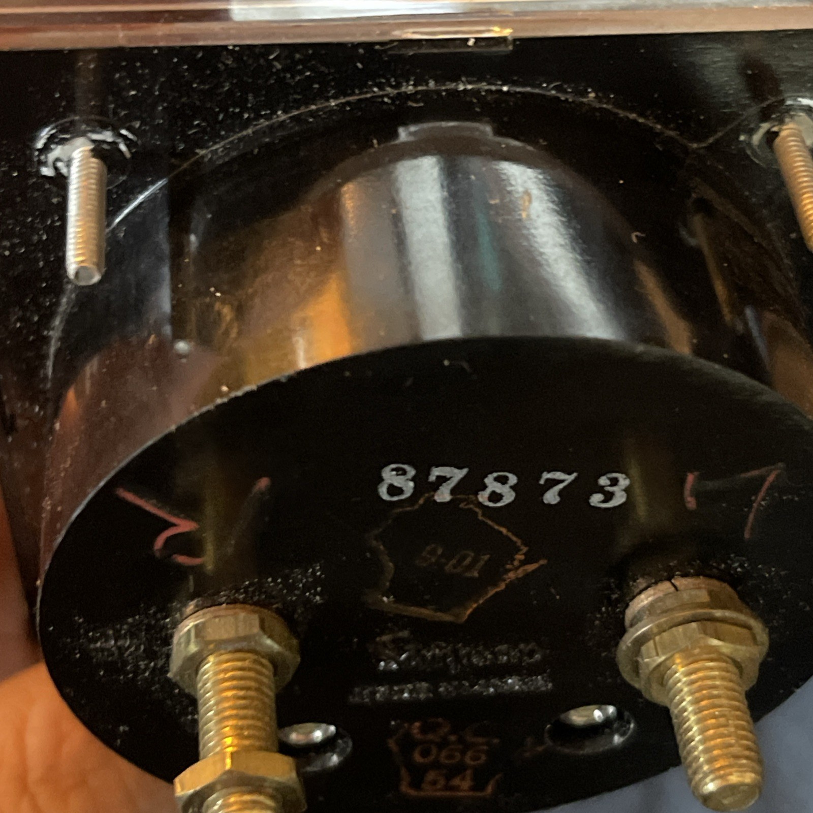 Simpson Model 8646 C 0-350 DC Microamperes Panel Meter RARE Good Condition CA