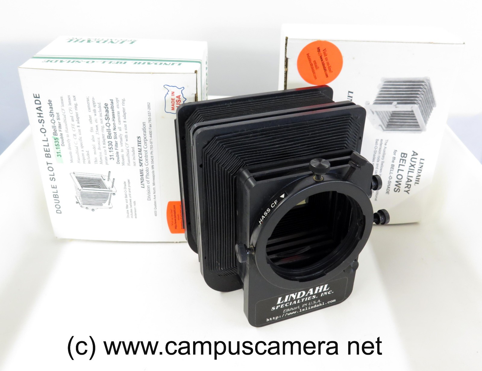 Lindahl Bell-O-Shade/Vignetter - Modular Double Bellows Kit Hasselblad CF Lenses
