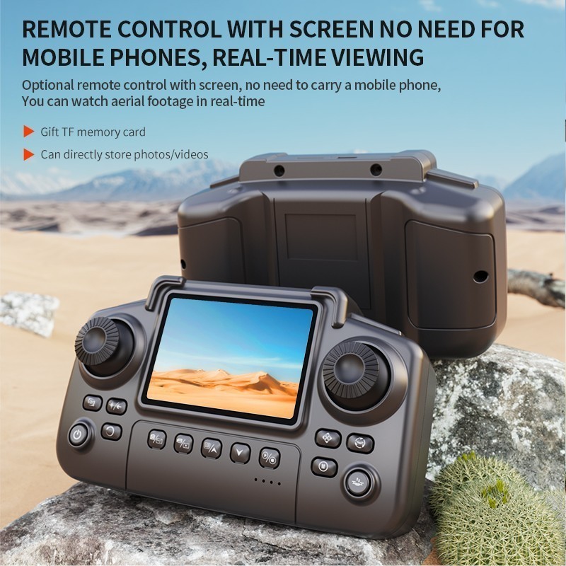 E99 Pro HD Dual Camera WiFi FPV RC Foldable Quadcopter Remote With Screen NEW